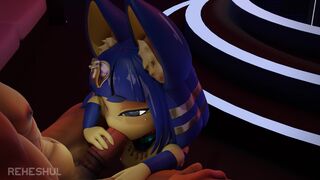 Ankha blowjob