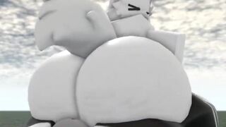 Silly Cat Furry ass on face Roblox ( art: Muitetul )