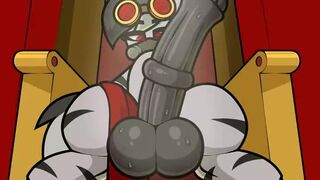 zebra leaking precum