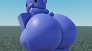 [ sound ] Discord Wumpus twerking ass Roblox animation ( art: Muitetul )