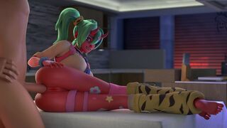 Nemia Anal on table (Fortnite)