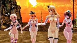 Shimakaze & Fleet Girls - Daybreak Frontline [MMD R18] key2005