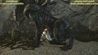 Golden opportunity by Rrostek (but only the xenomorph)