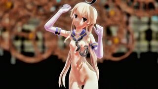 Shimakaze - Pink Cat [MMD R18] key2005