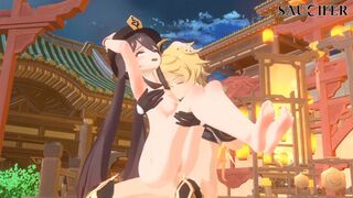 Hu Tao Uplift Cowgirl [Saucifer3D]