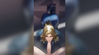 Sue Storm Blowjob POV [Nuttycravat] [4K]