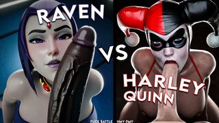 Raven VS Harley Quinn | Fuck Battle