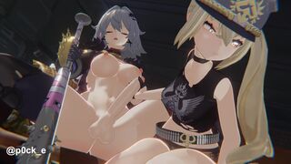 Lucy jerking off Caesar