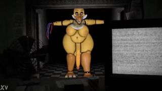 blowing withered chica