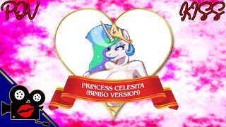 POV Kiss - Princess Celestia (Bimbo Version) [NSFW]