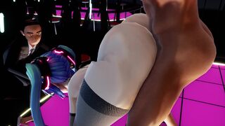 Miku getting backshot