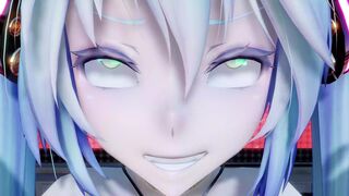 Miku fingering and cunnilingus