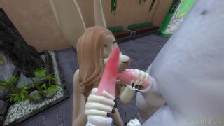 ♀️♂️ Secret Underground Garden! ❤️ [FURRY SIMS 4]