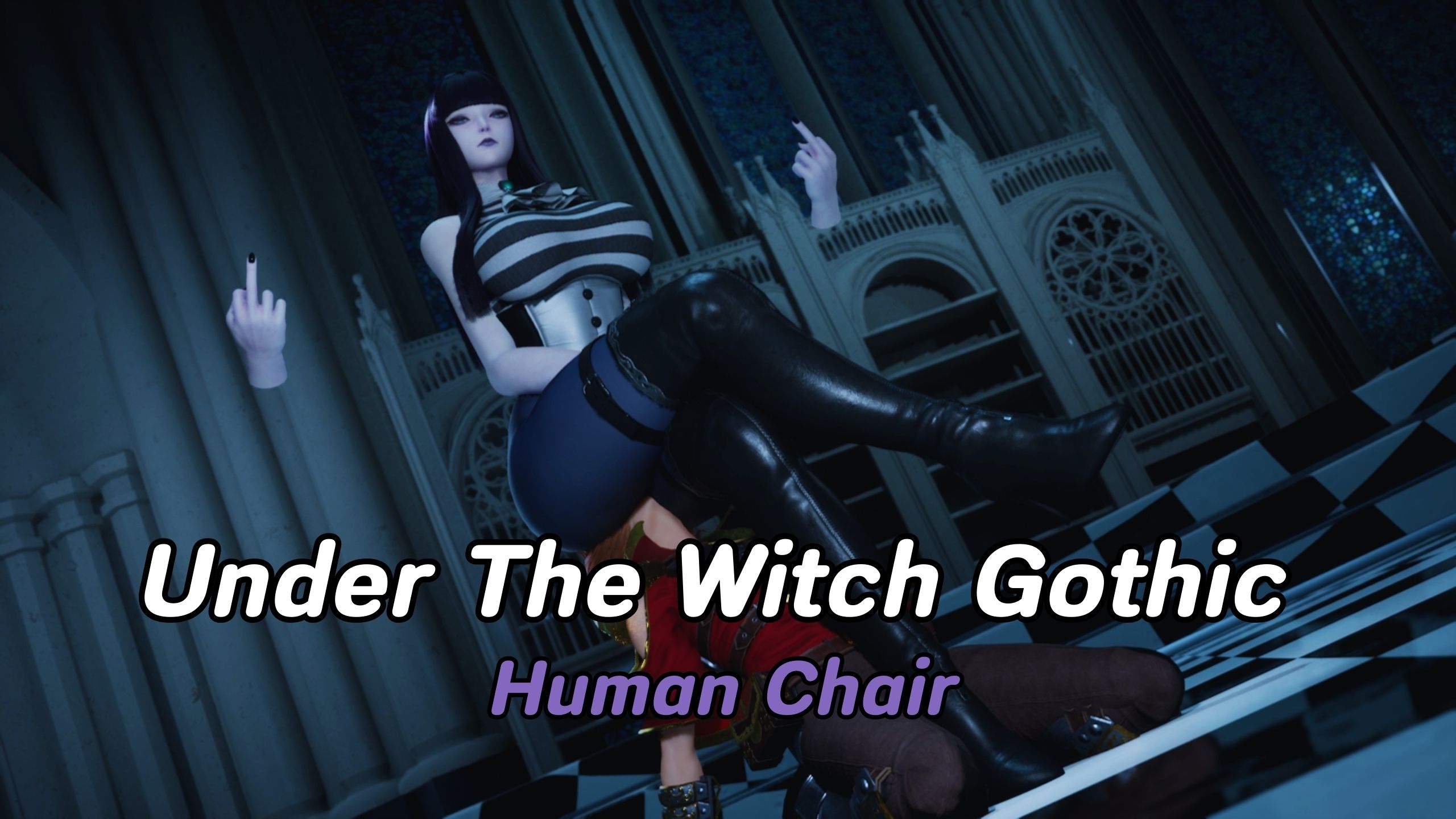 Under The Witch : Gothic - Human Chair