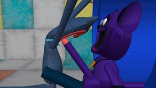 Catnap x Nightmare huggy sexo gay