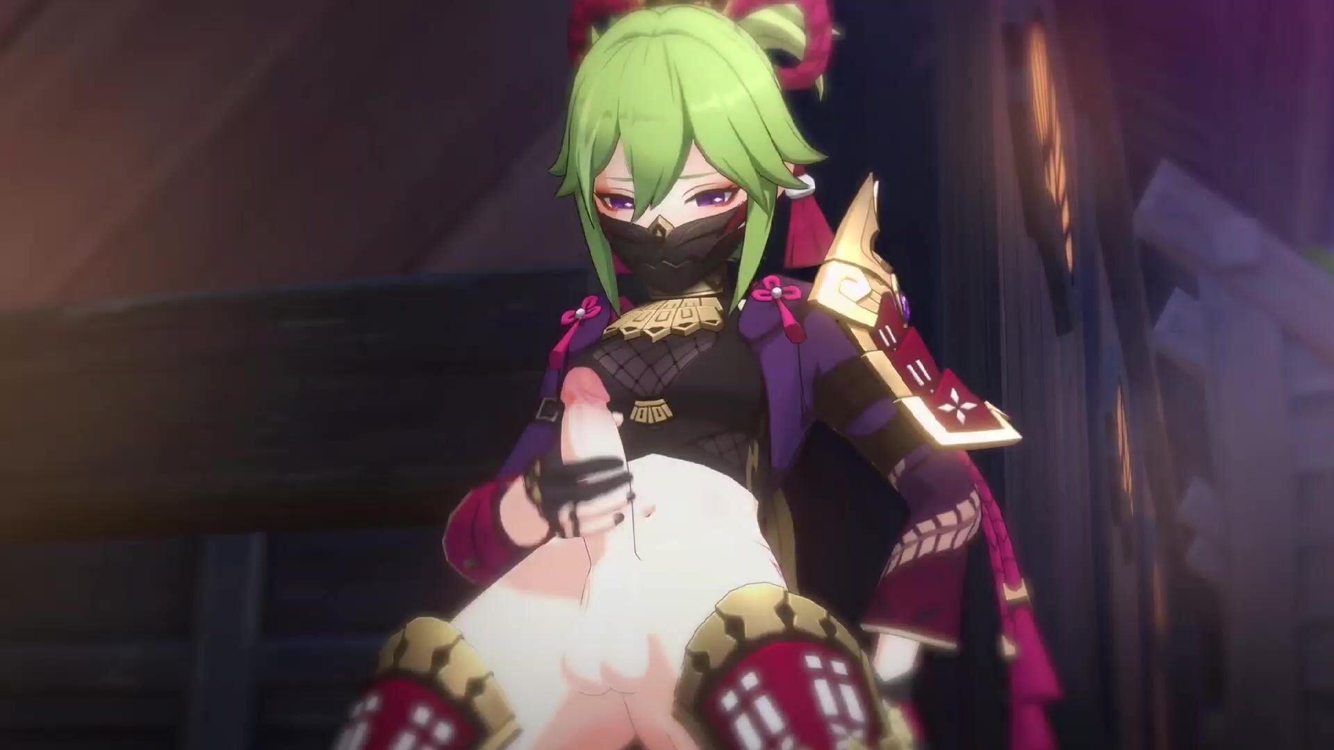 Kuki Shinobu Jerks Off In Public