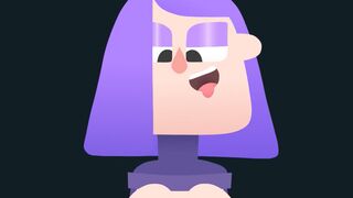 Duolingo's Lily likes it big (animation)