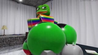 Pepe The Frog  Ass on face Roblox ( art:Muitetul )