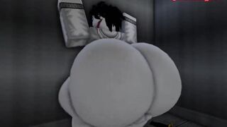 Jeff The Killer Twerking ass Roblox ( art:Muitetul)