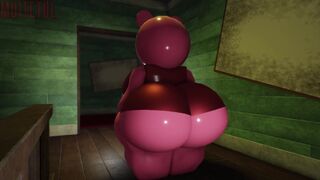 Piggy bouncing ass Roblox ( art: Muitetul )