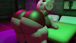Piggy with clothes Twerking ass Roblox