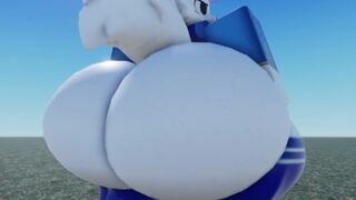 Police Silly Cat Twerking ass Roblox (art: Muitetul)