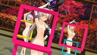Shimakaze, Kashima & Prinz - Hi Fi Raver [MMD R18] Monji