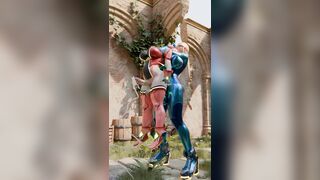 Pyra x Samus by milkygirls