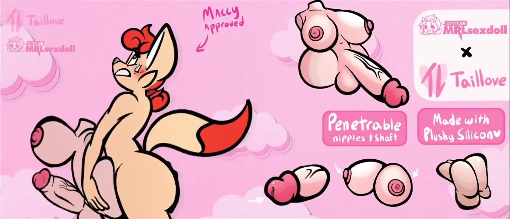Maccy fucking futa sex toy