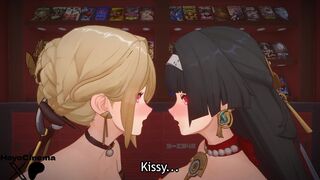 Astra and Evelyn unexpected behavior [nude version]