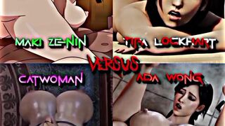 Catwoman vs Maki Zenin vs Ada Wong vs Tifa Lockhart|WIS Edit