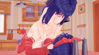 Kind Mita x Futa Short-haired Mita ( MiSide )