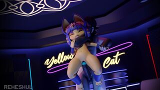 Ankha underestimated someone's size again