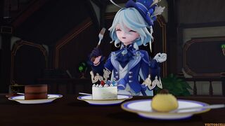 [MMD]Furina & Arlecchino