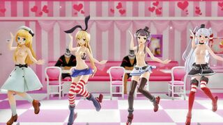 Shimakaze & Fleet Girls - Dyed with Your Color [MMD R18] Monokage