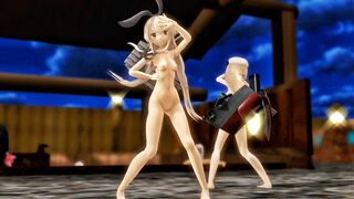 Shimakaze & Jervis - No Life Queen [MMD] Monokage