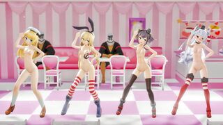 Shimakaze & Fleet Girls - Dyed with Your Color (ver. 2) [MMD R18] Monokage