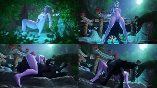 NONAME55: Tyrande Being Stalked by Bob the Worg