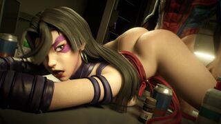 Psylocke Backshots | Artist: midnightswamie