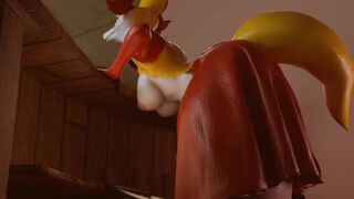 Delphox vore by pthalo