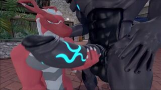 Zekrom x random dragon