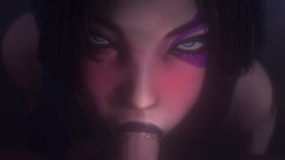 Psylocke blowjob (nyakawaiixd)