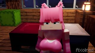 Villager X Sexy Girl in Minecraft