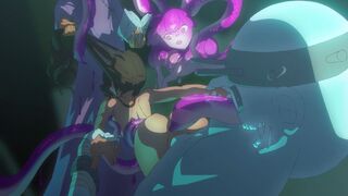 Ghostbusters gangbang with a creampie