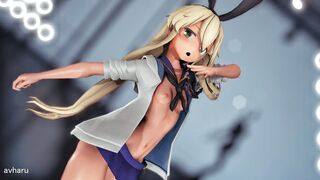 Shimakaze - GETCHA! [MMD R18] Avharu