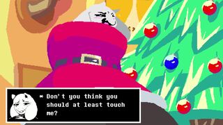 kris and toriel christmas