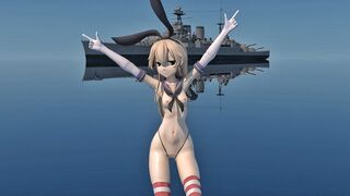 Shimakaze - Psycho [MMD R18] ABOFE