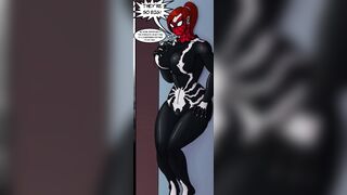 Venom Forced Mary Jane have sex with Peter Parker (Dub Comic)