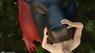 Oral vore by crimsoncreature