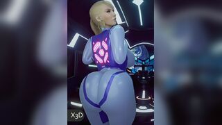 Samus Ass Clapping [X3d]